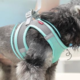 Pet Harness For Dog & Cat; No Pull Breathable Dog Vest Harness For Walking; Anti Escape Dog Harness (Color: PINK, size: XS)